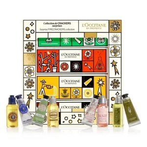 L'Occitane Holiday Surprise 4 Firecrackers Collection Set NIB